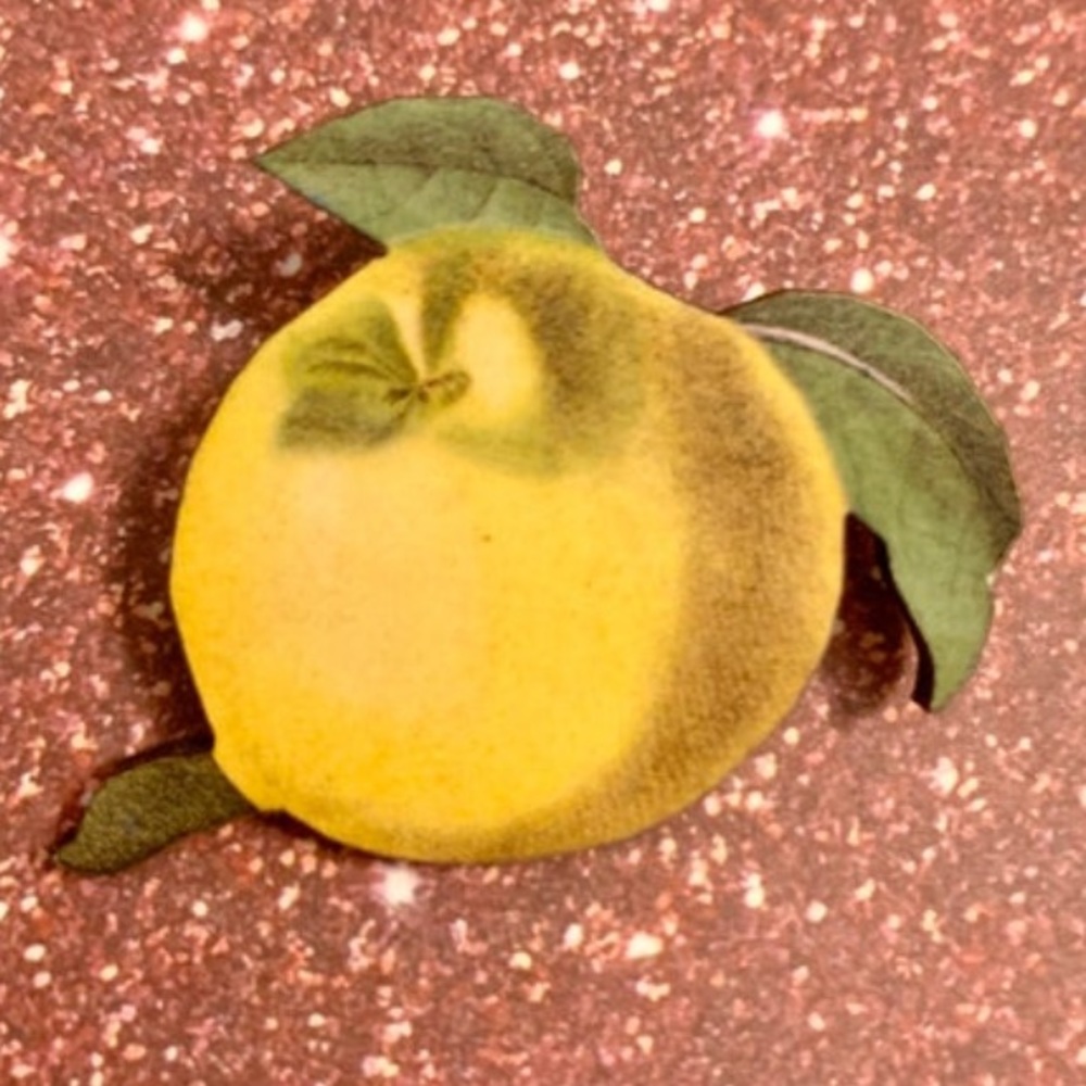 Lemon brooch pin